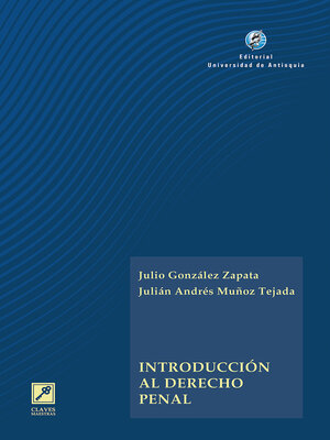 cover image of Introducción al derecho penal